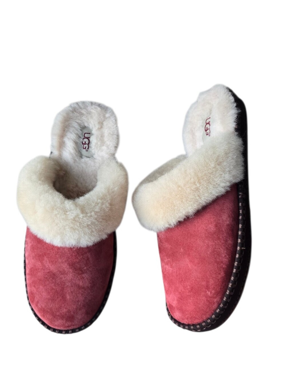 UGG Aira Red Clay Slippers - Picture 8 of 12